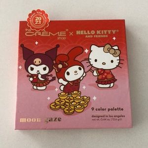 THE CRÈME SHOP X HELLO KITTY AND FRIENDS MOON GAZE 9 COLOR PALETTE NEW